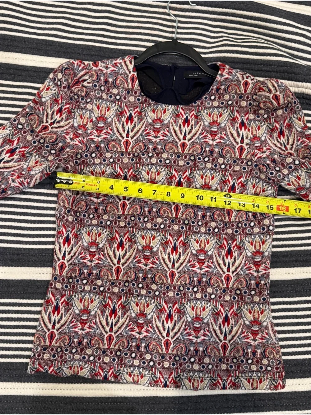 Zara red blue